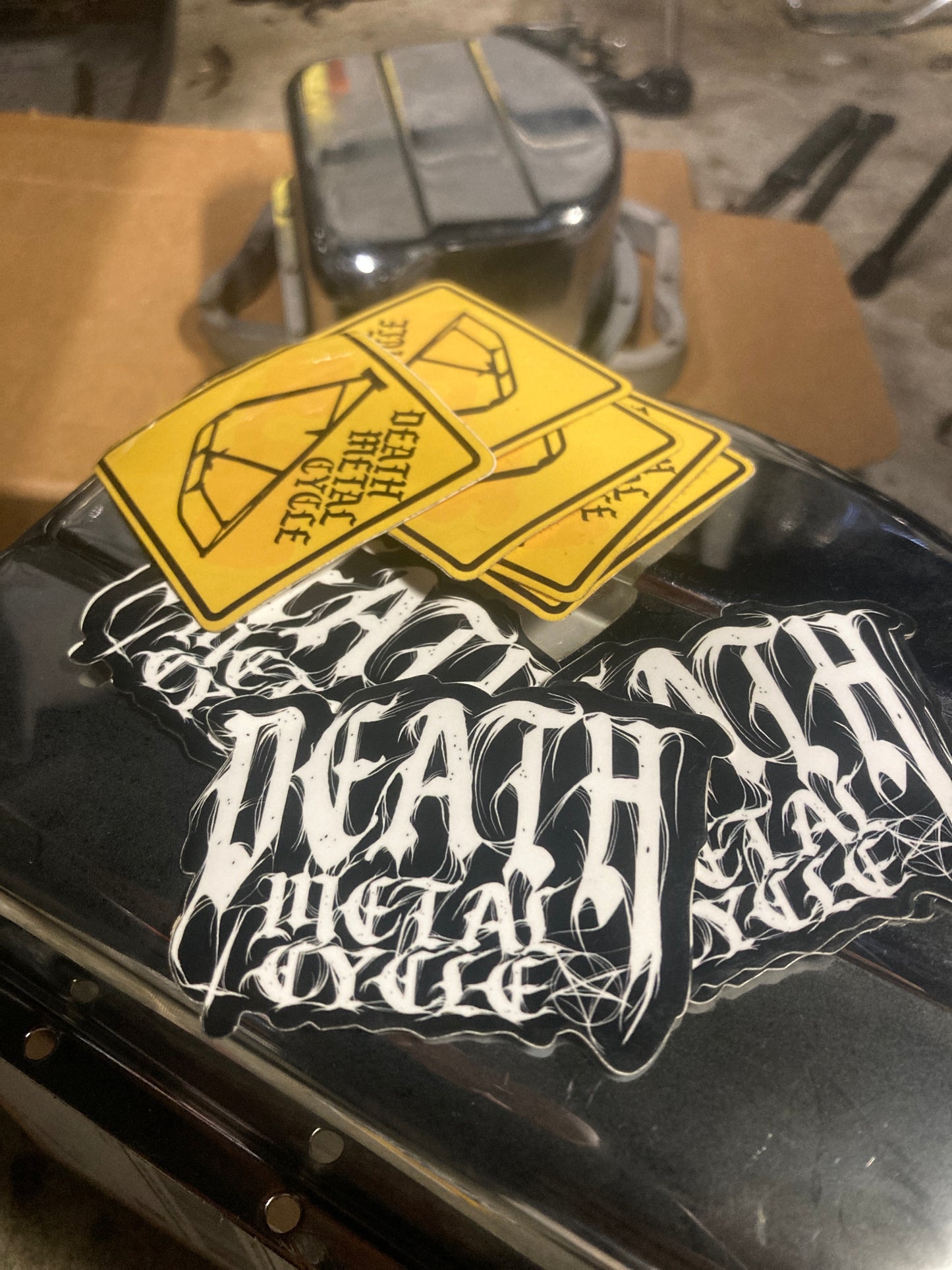 Death Metal Cycle Stickers