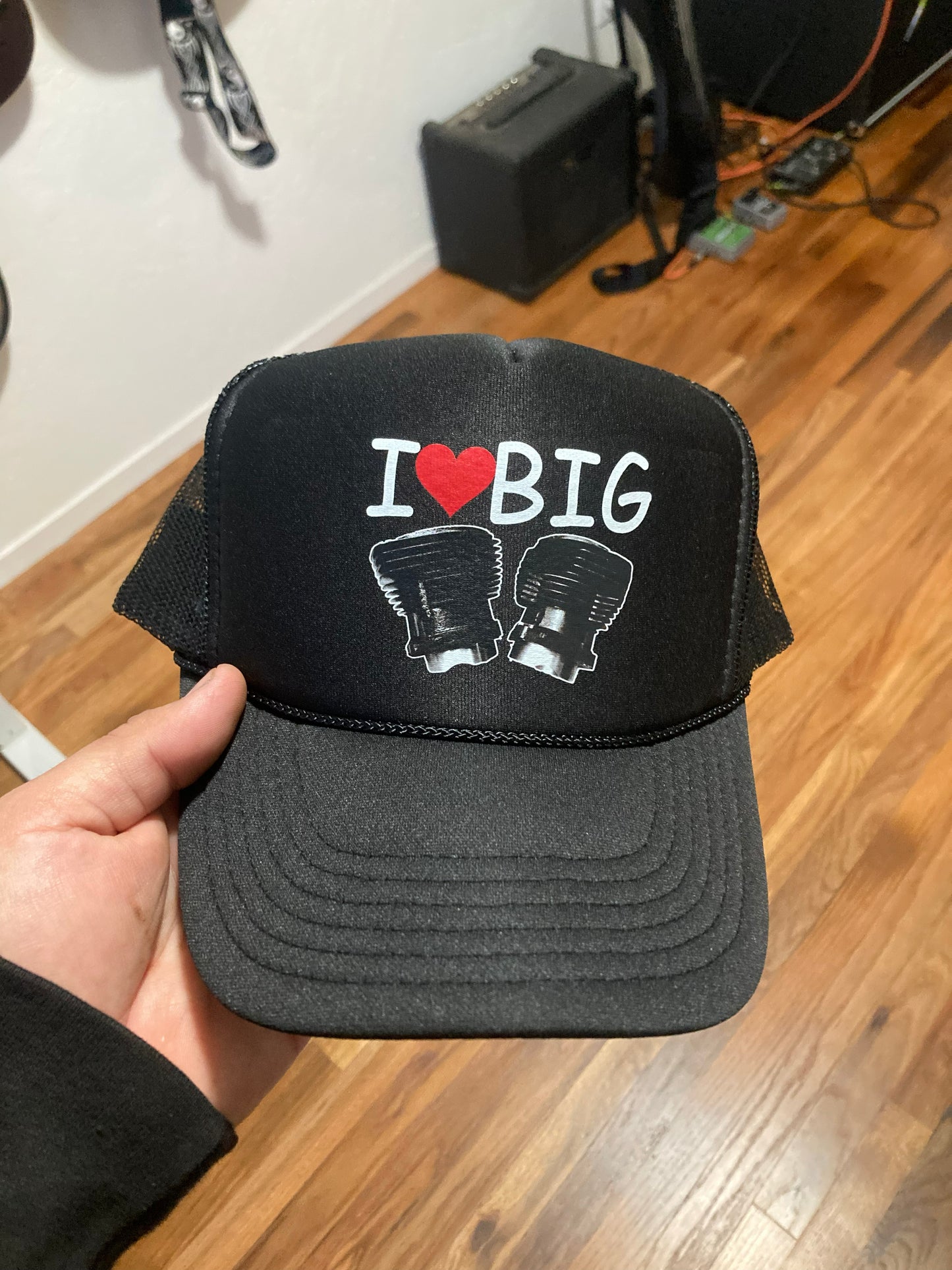 I Heart Big Juggs Trucker Hat | Death Metal Cycle Apparel
