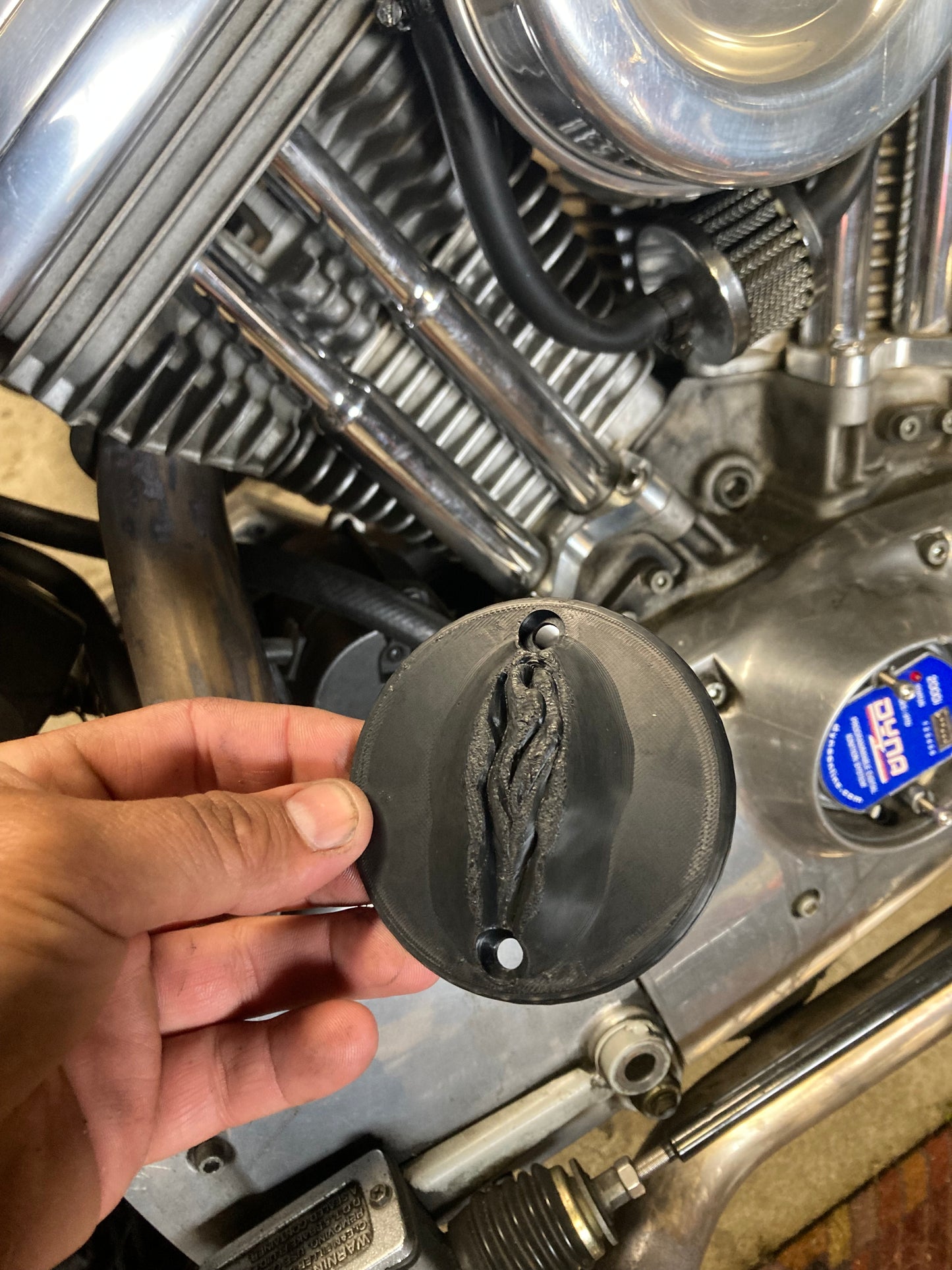 1986-2003 Sportster Timing Cover - BLACK - XXX